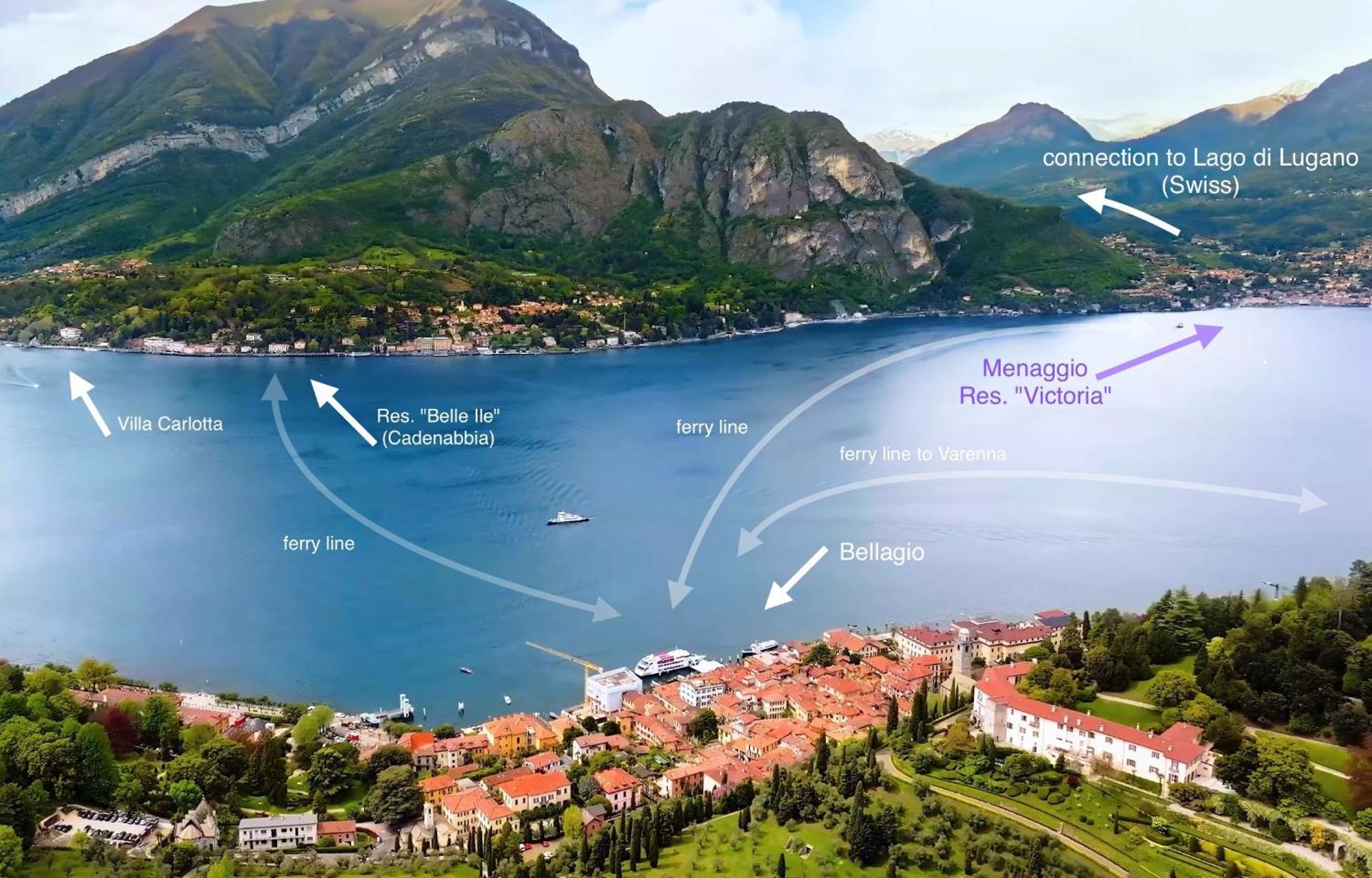 Residenza Victoria Apartment Menaggio Bagian luar foto